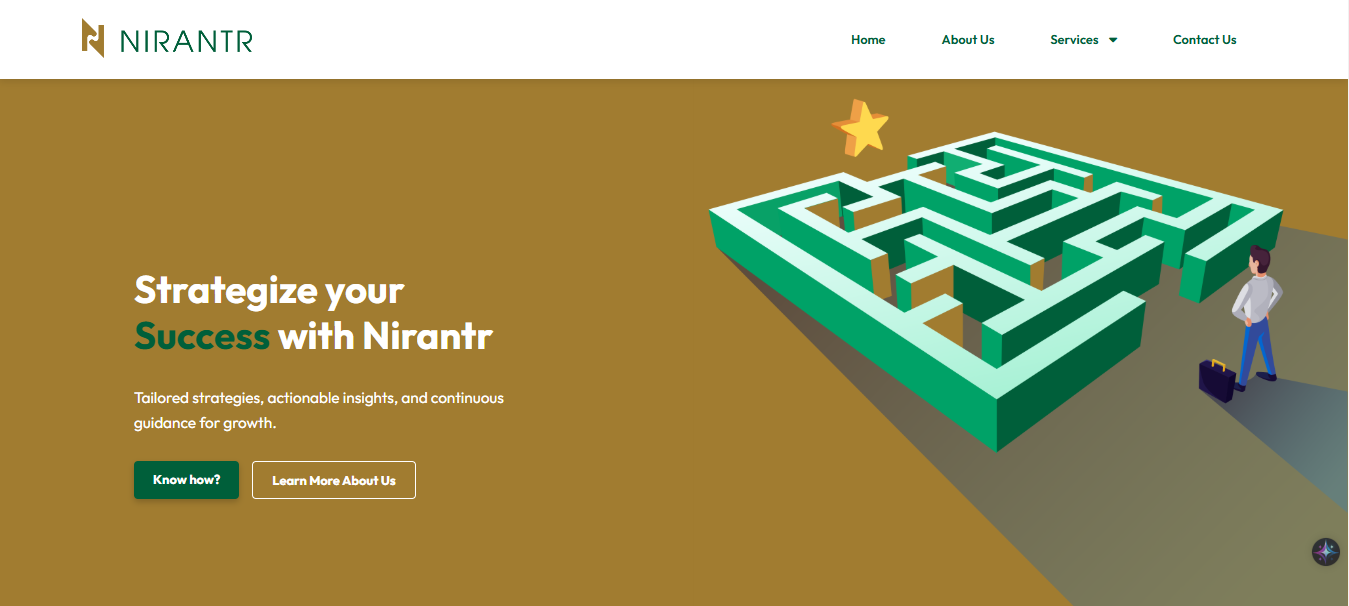 Nirantr website project